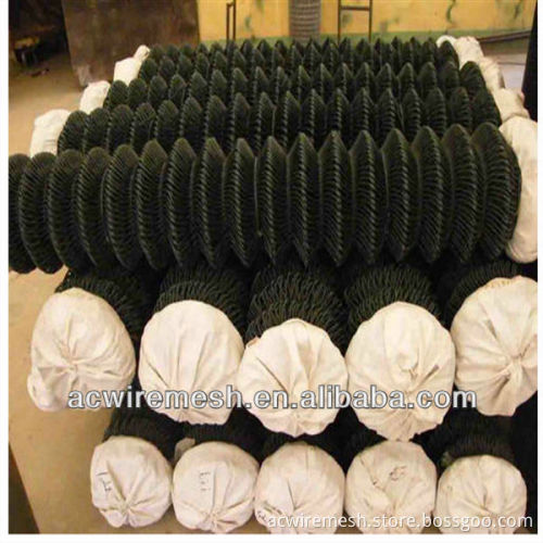 black chain link fence